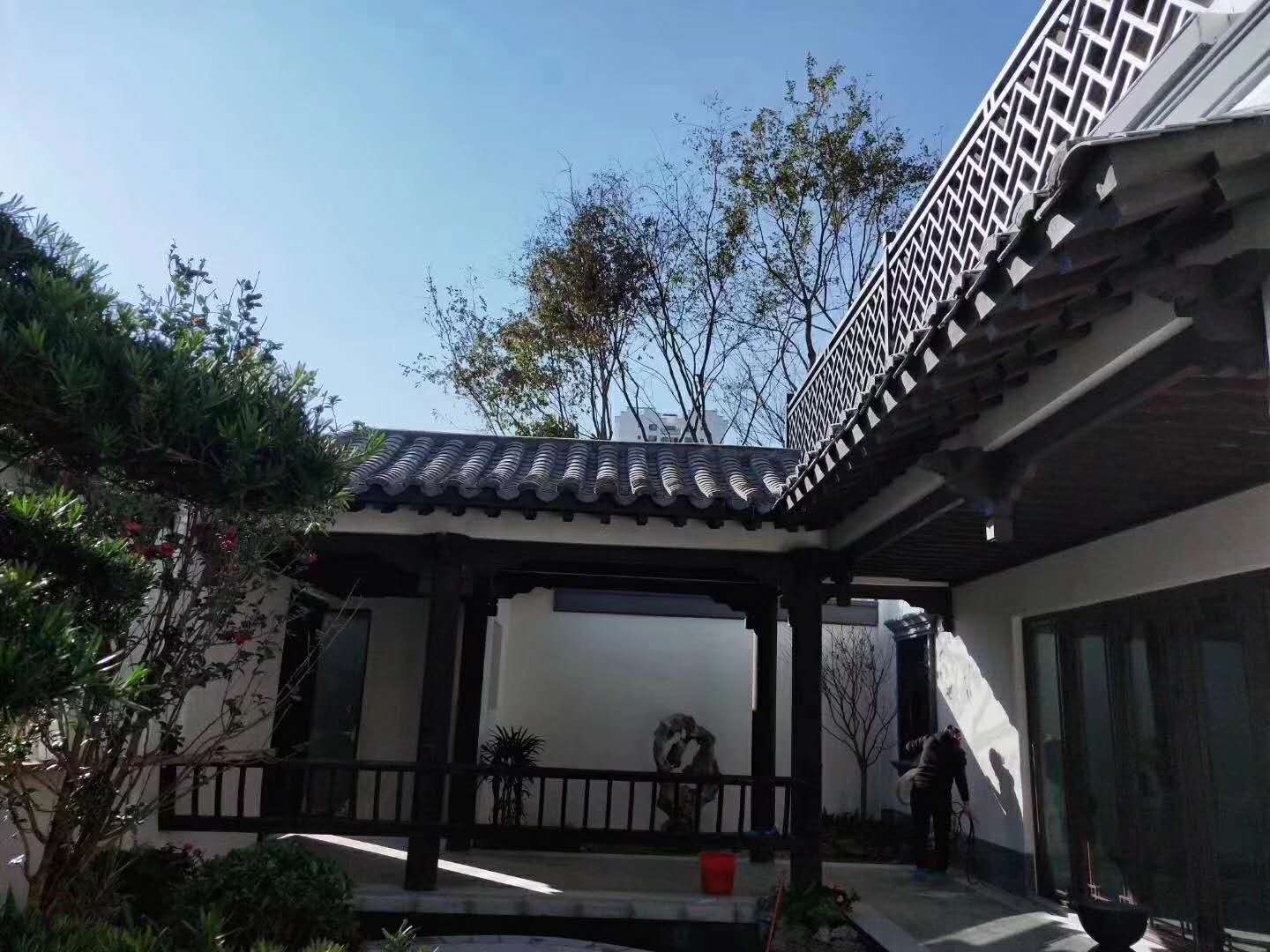 中式庭院的设计风格,传承中国传统建筑,家居设计的气质神韵!