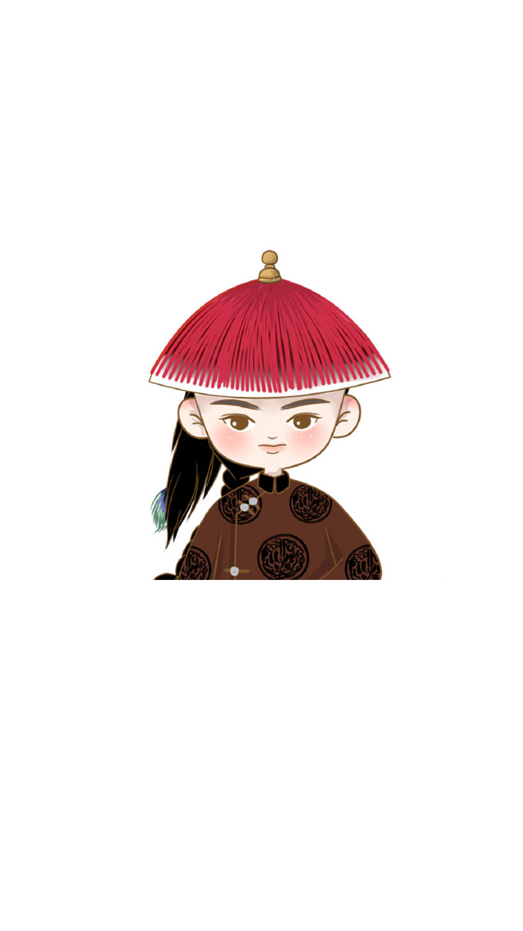 卡通版《延禧攻略》人物图片手机壁纸,分辨率1080x1920