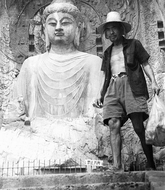 河南洛阳龙门石窟老照片:值得你收藏的老照片