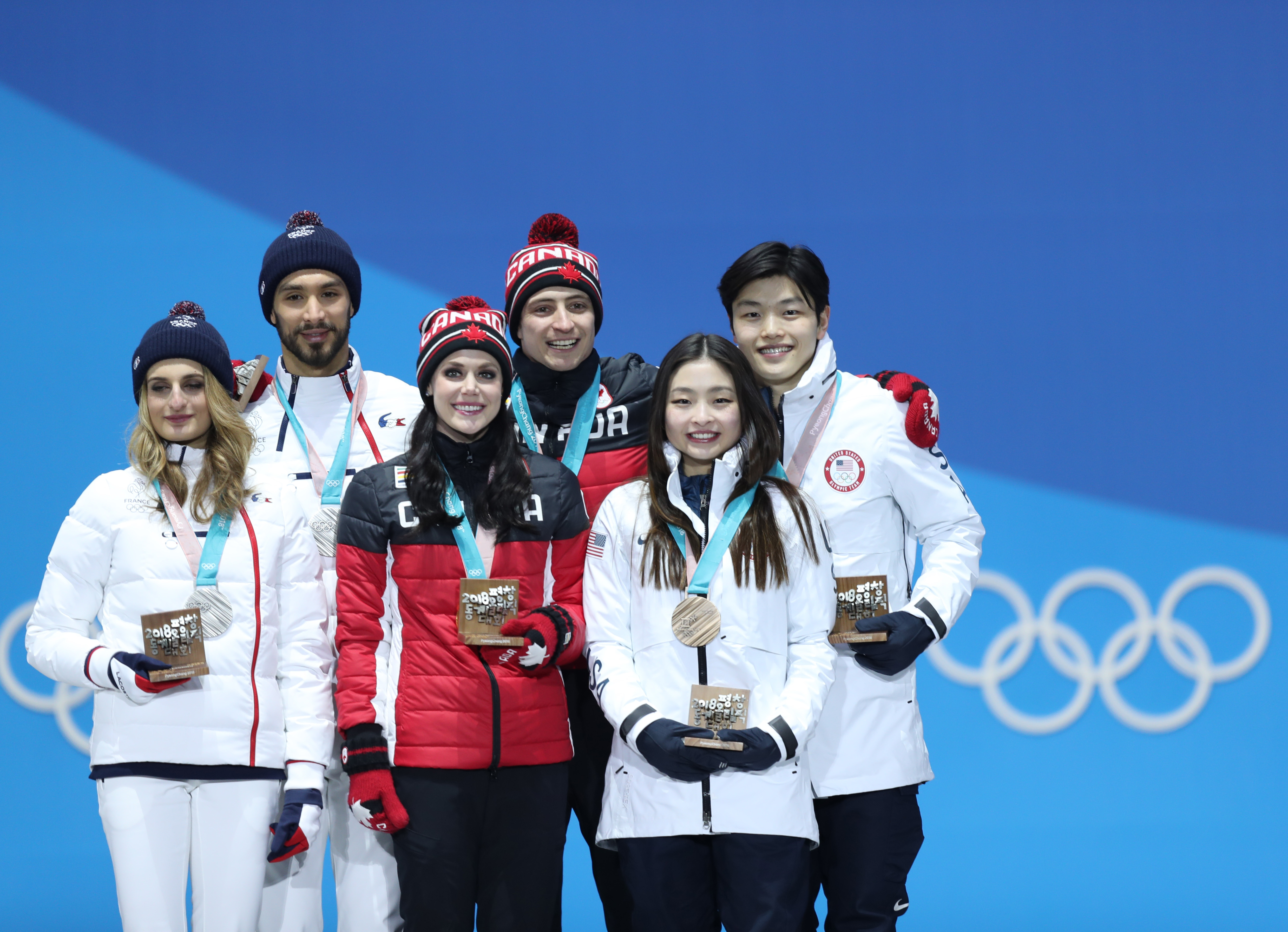 (冬奥会·领奖台)(11)花样滑冰——冰舞颁奖仪式