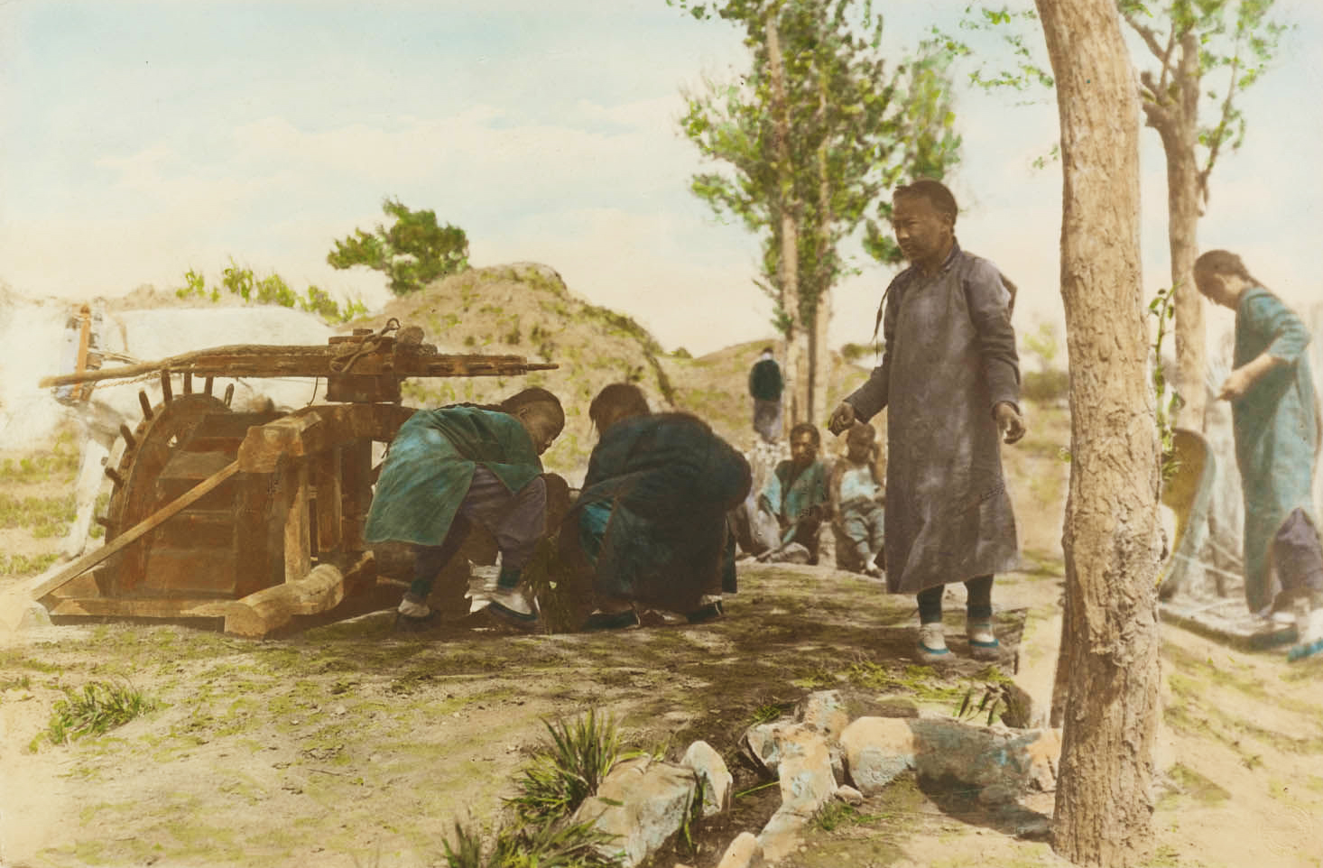 难得一见的清代彩色老照片,北京及周边人民生活日常(上)