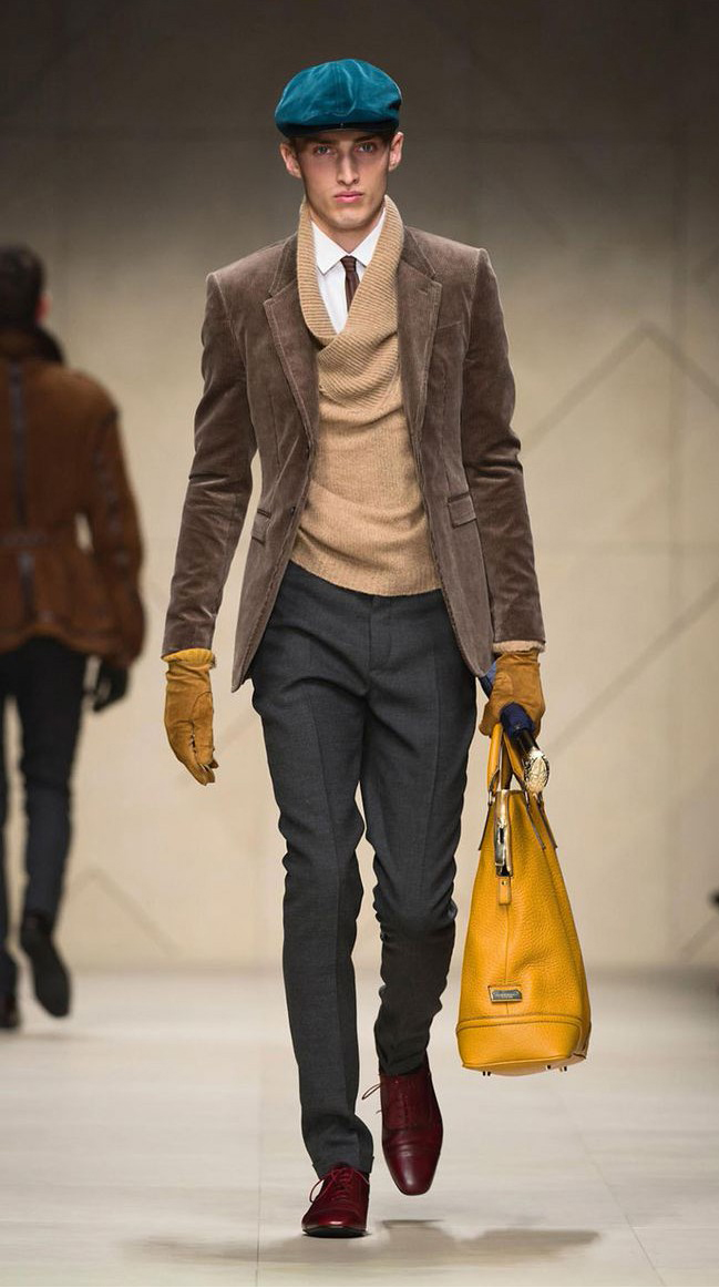 时髦灯芯绒,看男生如何穿搭!