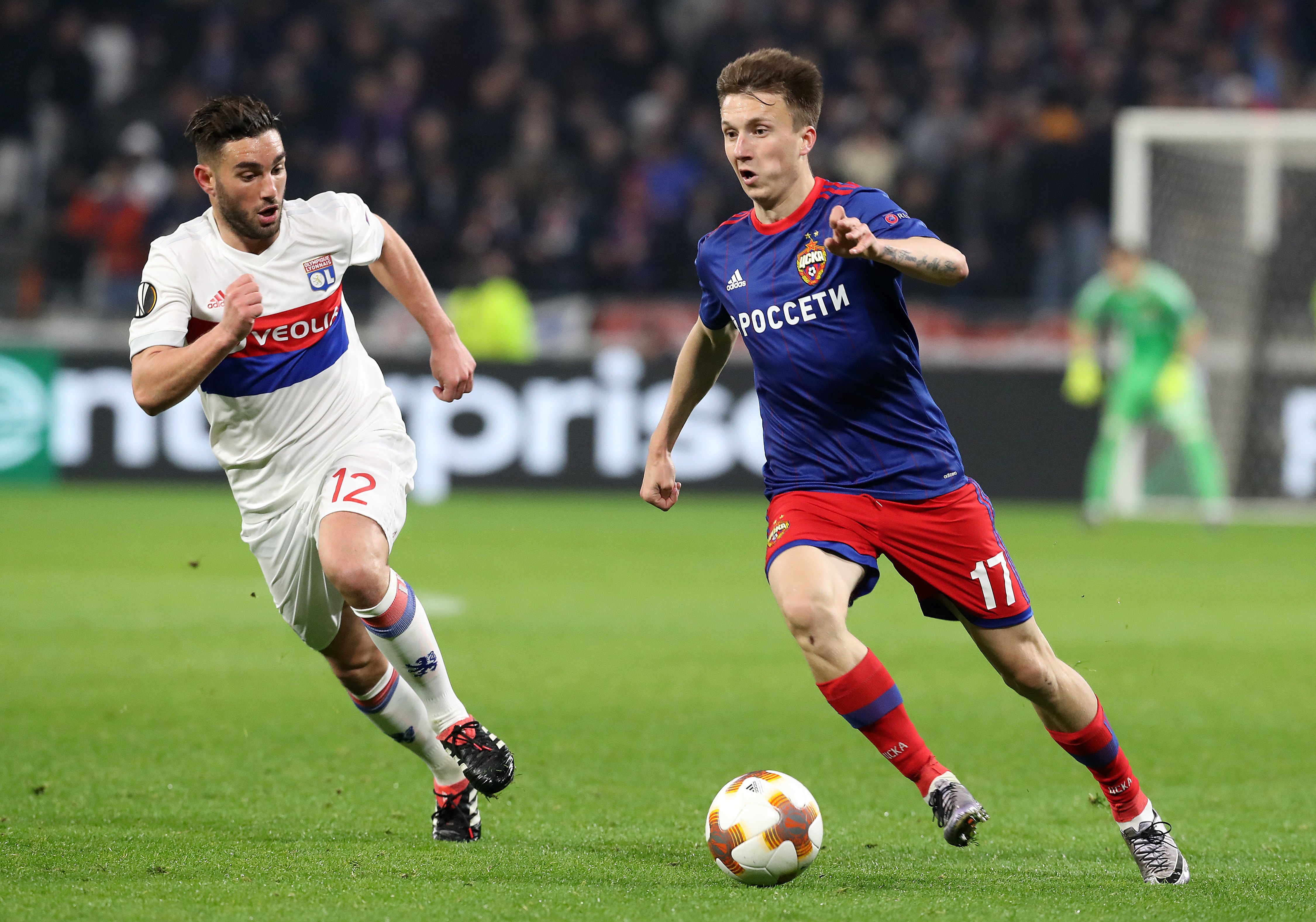 足球——欧罗巴联赛:莫斯科中央陆军晋级八强(3)