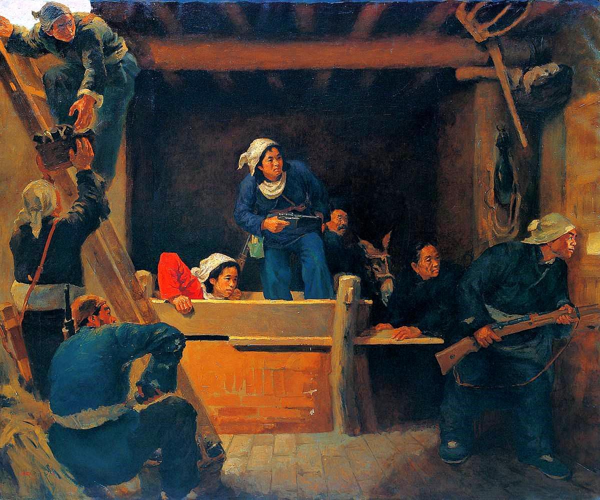 聂荣臻元帅为地道战题词:"神出鬼没,出奇制胜的地道