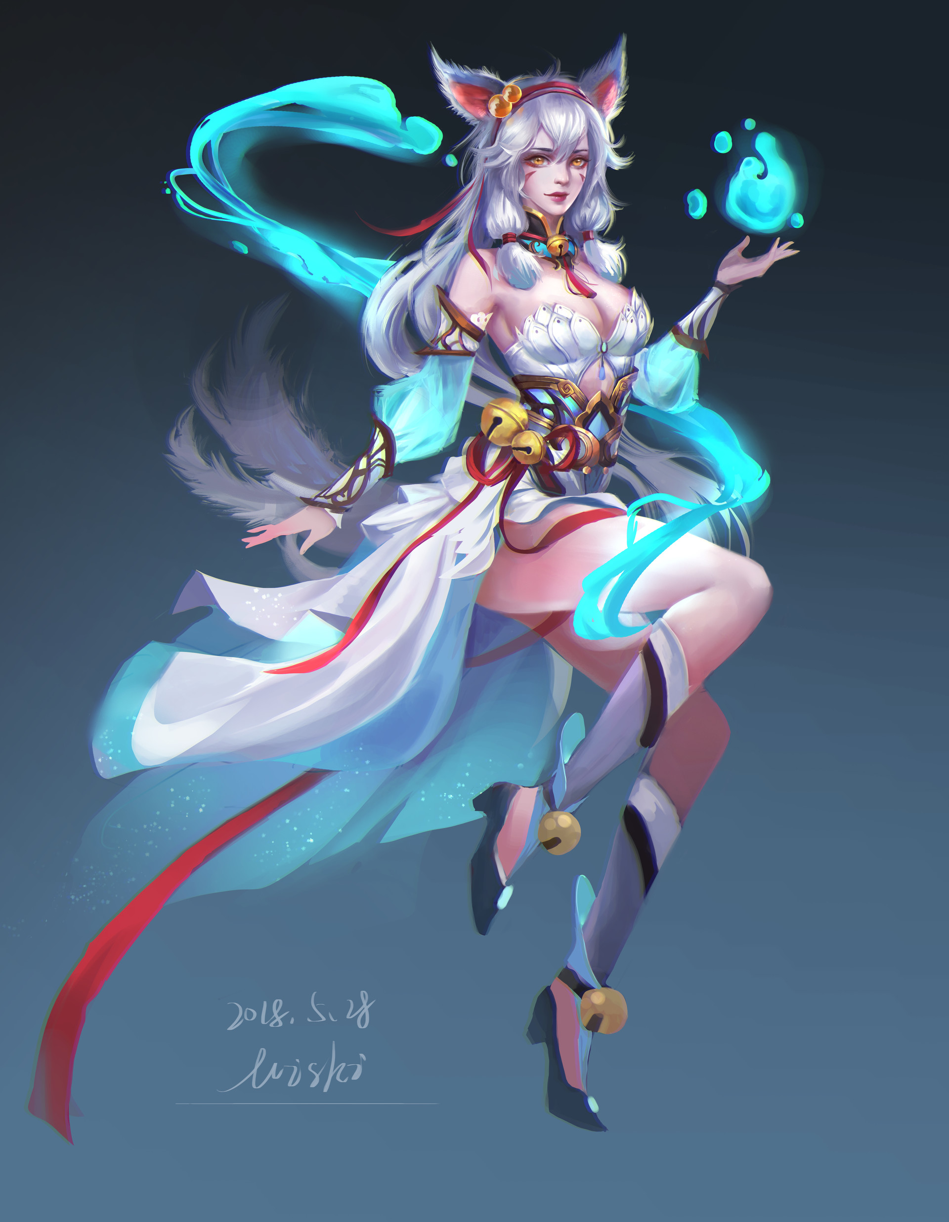 网络大神所绘游戏壁纸,你喜欢这样画风的壁纸吗