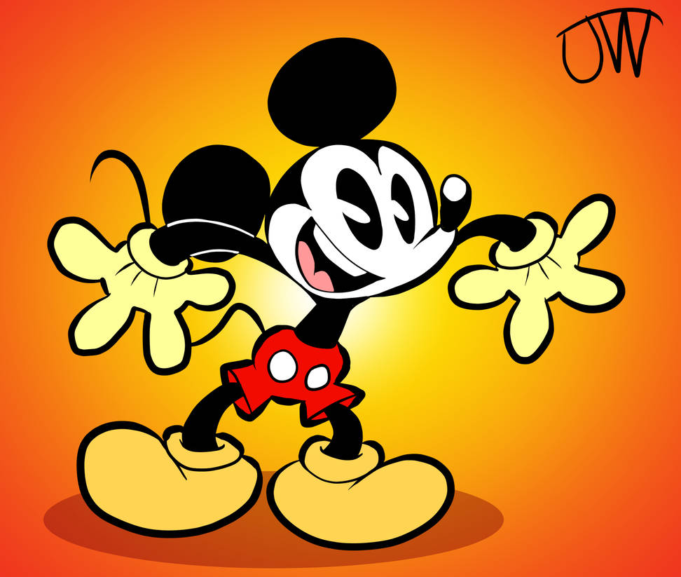 一组可爱的米奇插画欣赏