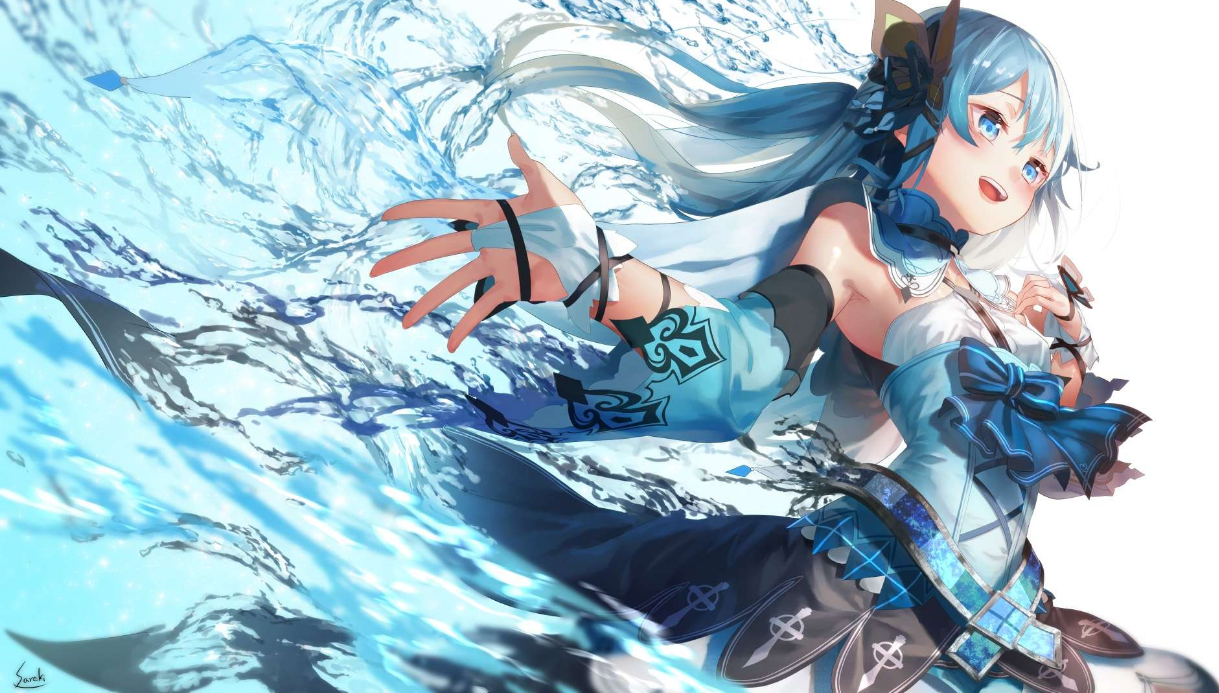 梦幻二次元欣赏:我没有太阳般狂热的爱,但是有流水般绵长的情,愿天上