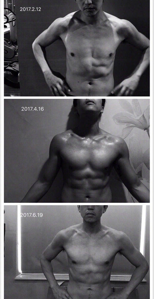 邓超晒增减重前后腹肌对比照,秀本尊身材,评论瞬间炸了