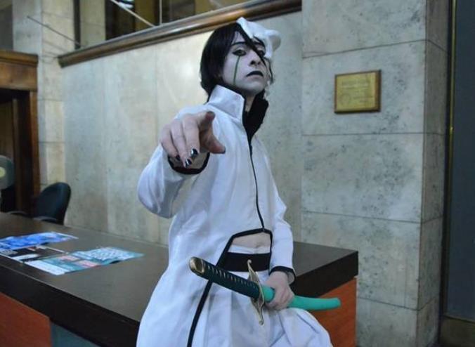 死神cos,更木剑八,帮我警告一下你的头发,让它别浪费发胶了!