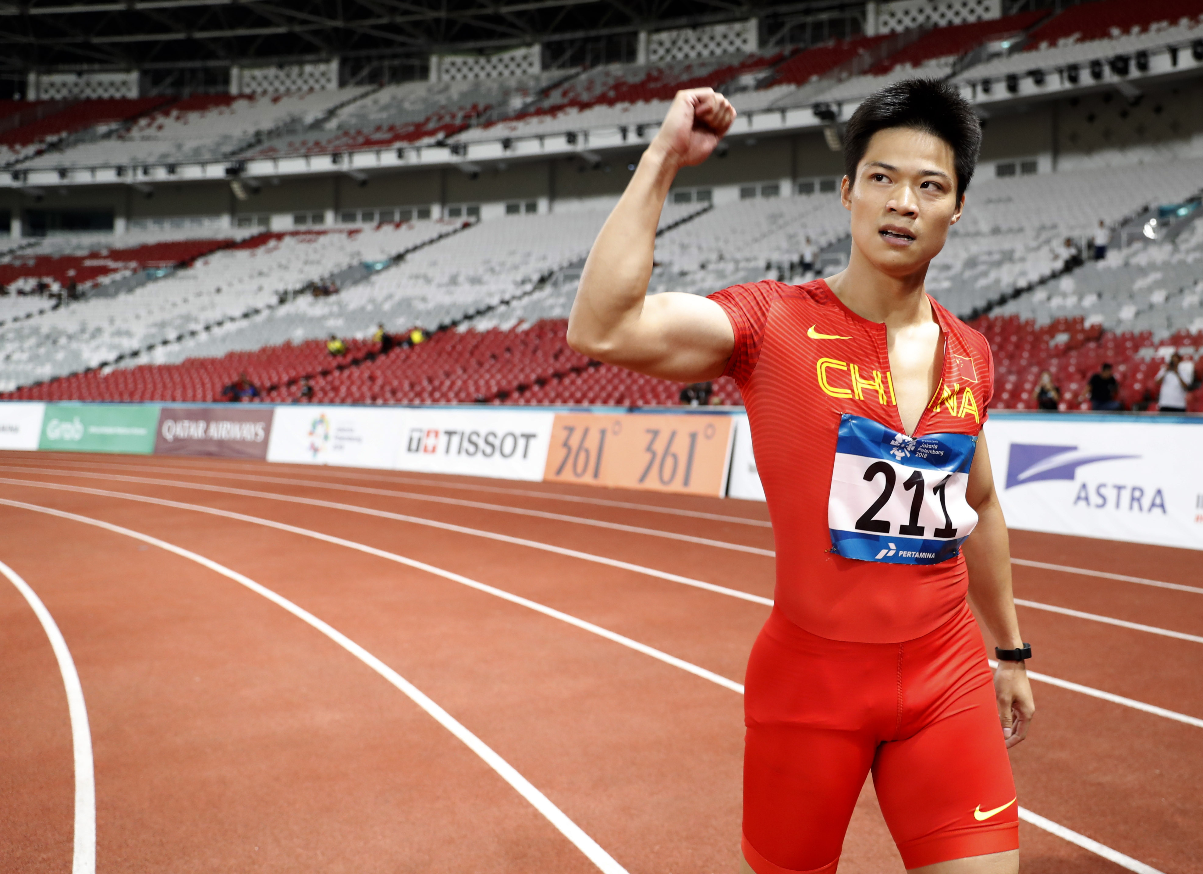 田径——苏炳添夺得男子百米冠军