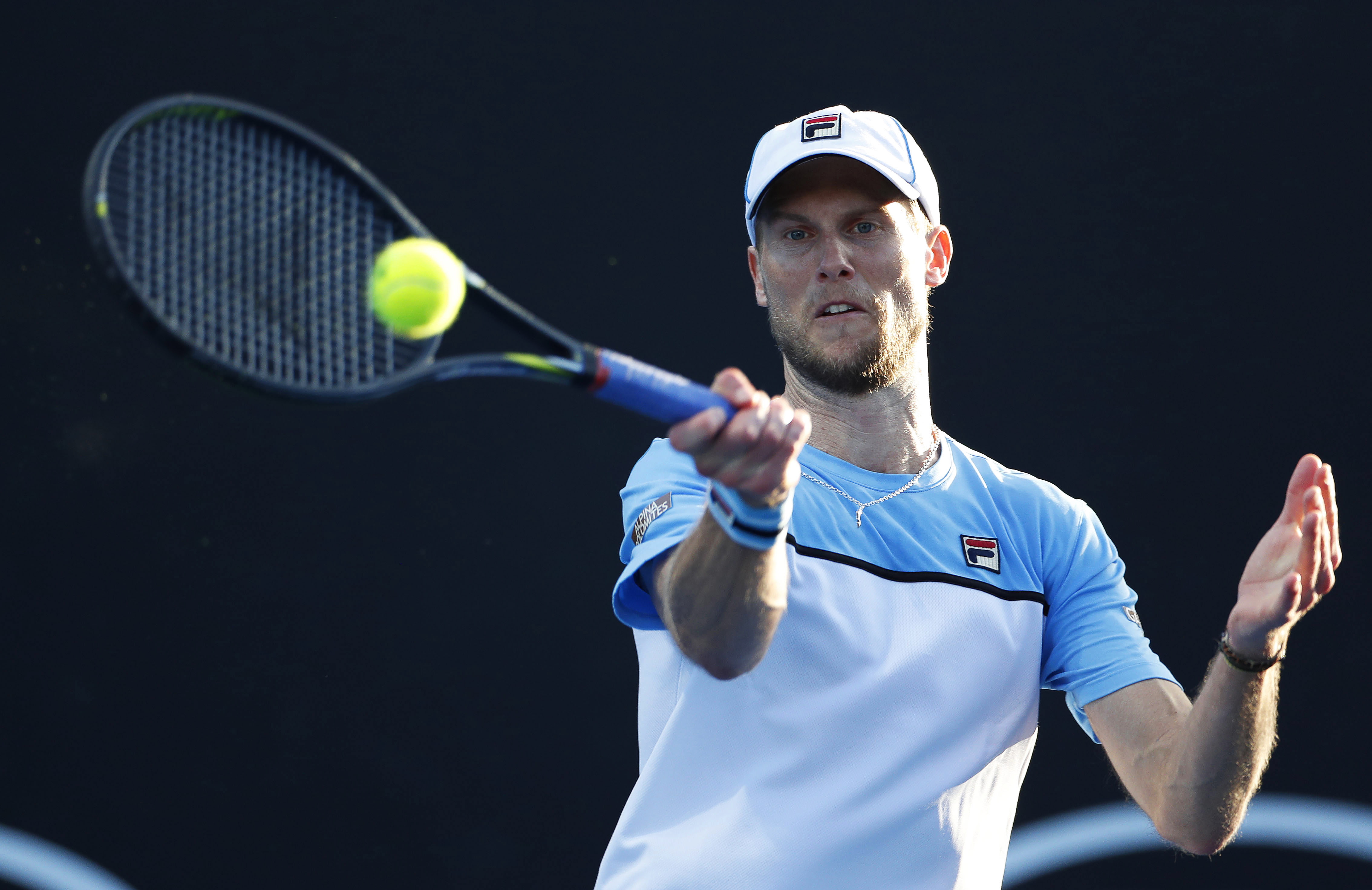 网球——澳网:塞皮胜约翰逊