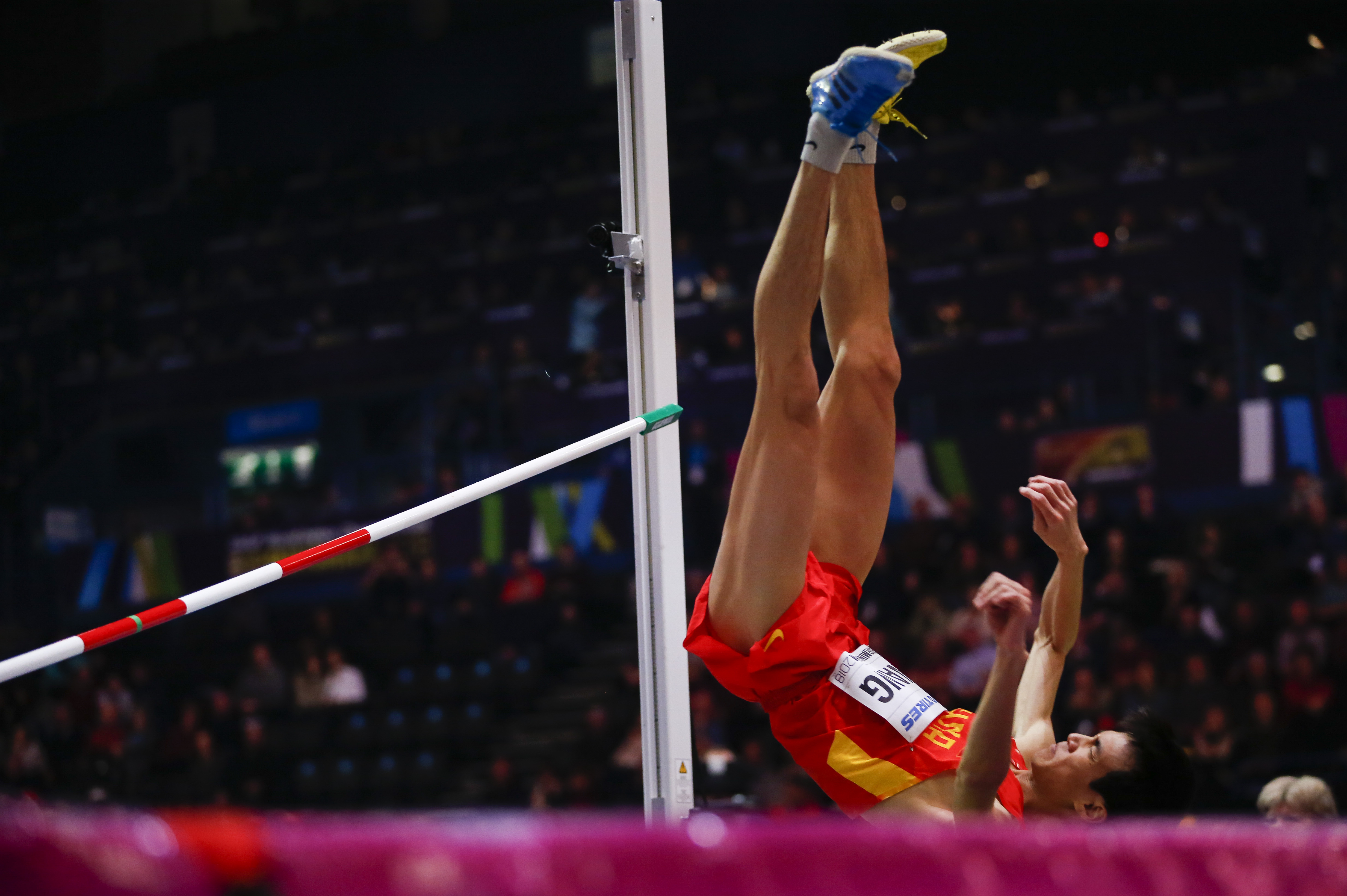 田径——室内世锦赛:王宇获男子跳高第六名(8)