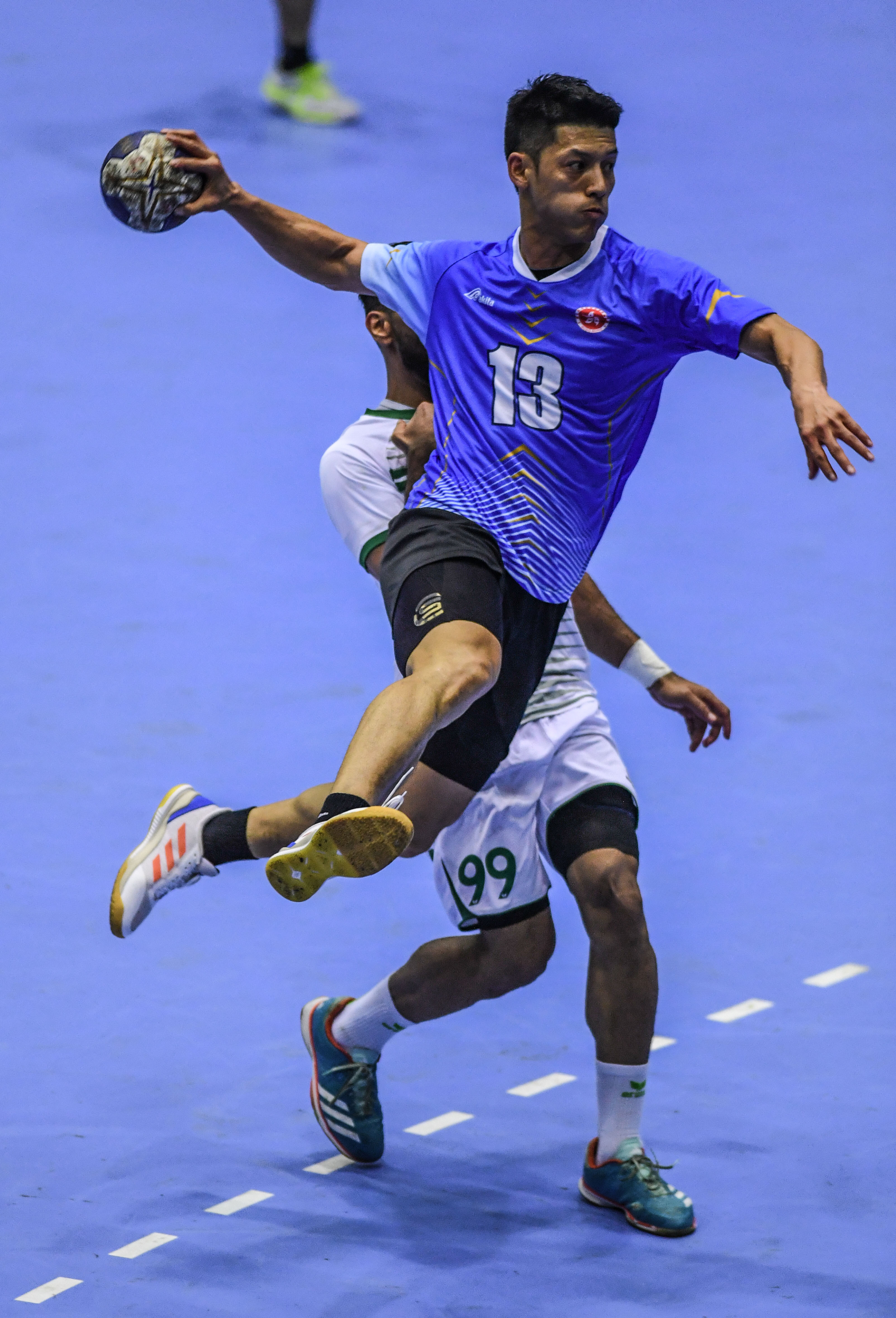 手球——男子小组赛:中国香港不敌沙特阿拉伯(2)