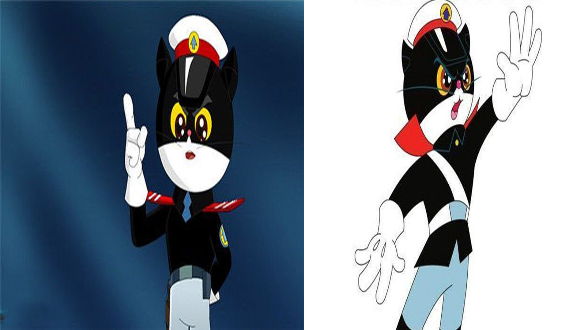 新旧两代警长对比