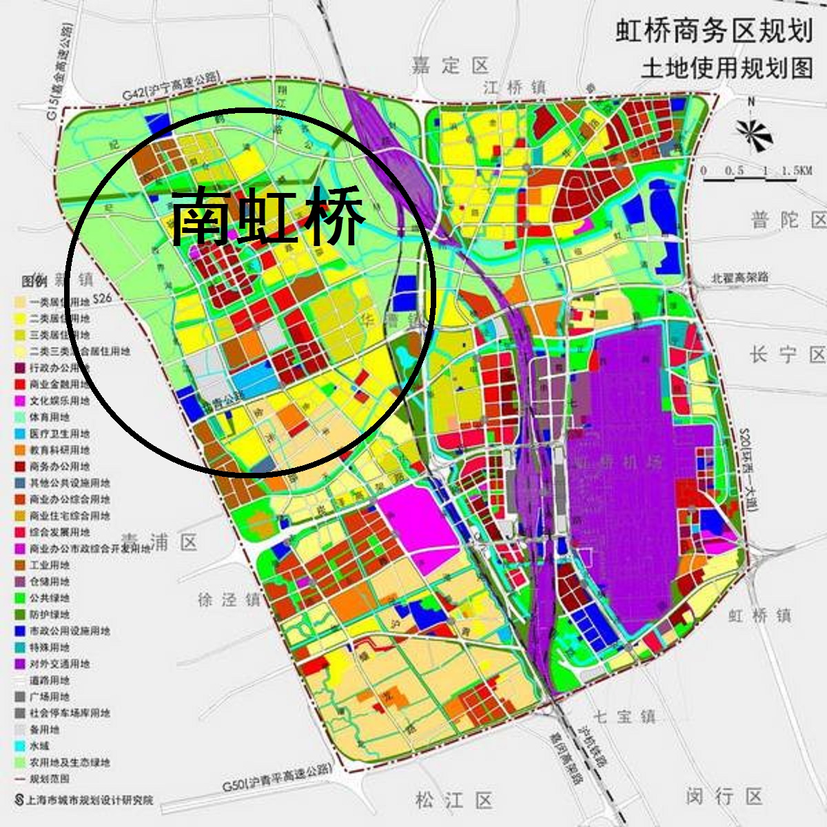 上海市闵行区华漕镇动迁安置正在收尾,虹桥商务区南区建设将加速