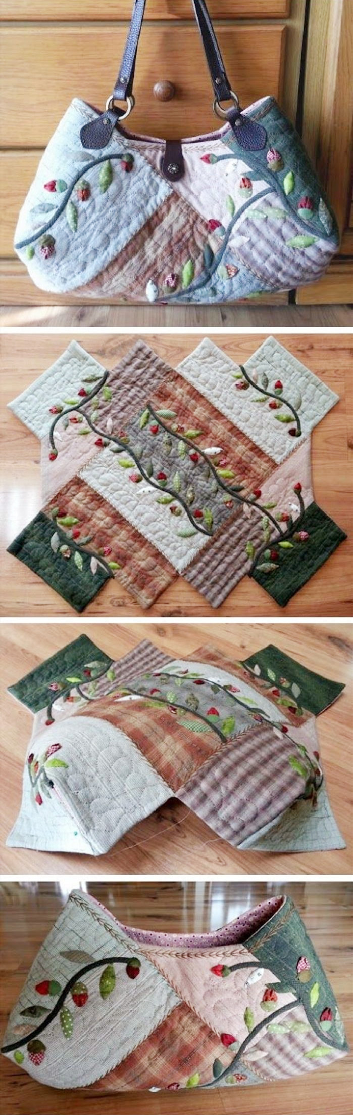 布艺手工:掌握这两点,就能让diy的拼布包包挺括有型啦