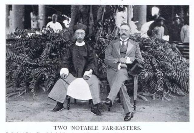 爱新觉罗·载沣去跟德国人道歉,坐姿透露出一股霸气