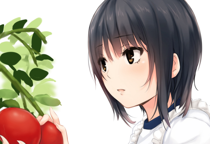 性感动漫美女插画图片,清新呆萌,天真无邪