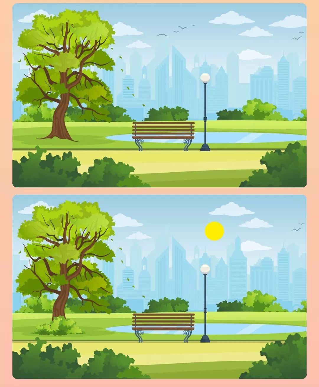 看图找不同,你找到几个?