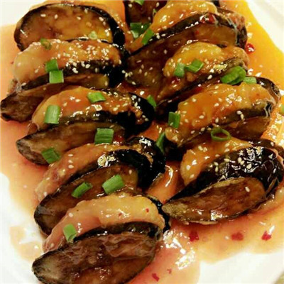 肉末酿茄子时,不要直接下锅煎,两个小诀窍,茄子金黄味道又香