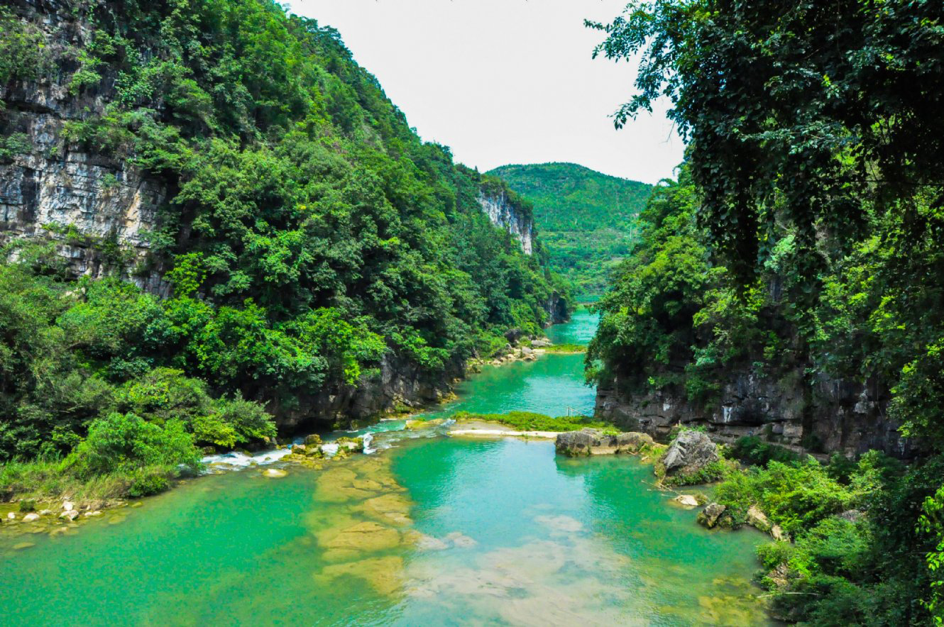 黄果树瀑布风景实拍
