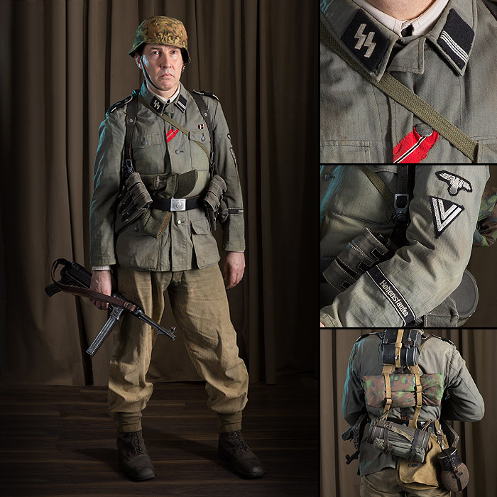 英国高水准复制:二战德国党卫军的9套军服