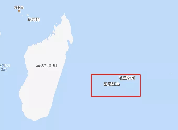 留尼汪岛地形图图片