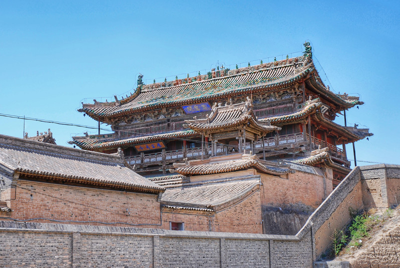 蔚县玉皇阁,殿宇宏丽,煞是壮观