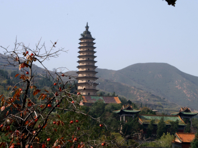 永济万固寺,被称为中条第一禅林,大雄宝殿是扩建后的主要建筑