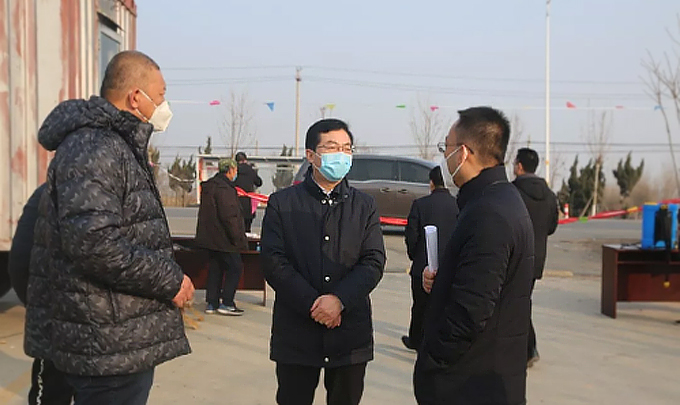 东营区委书记成秋林到牛庄镇督导疫情防控工作