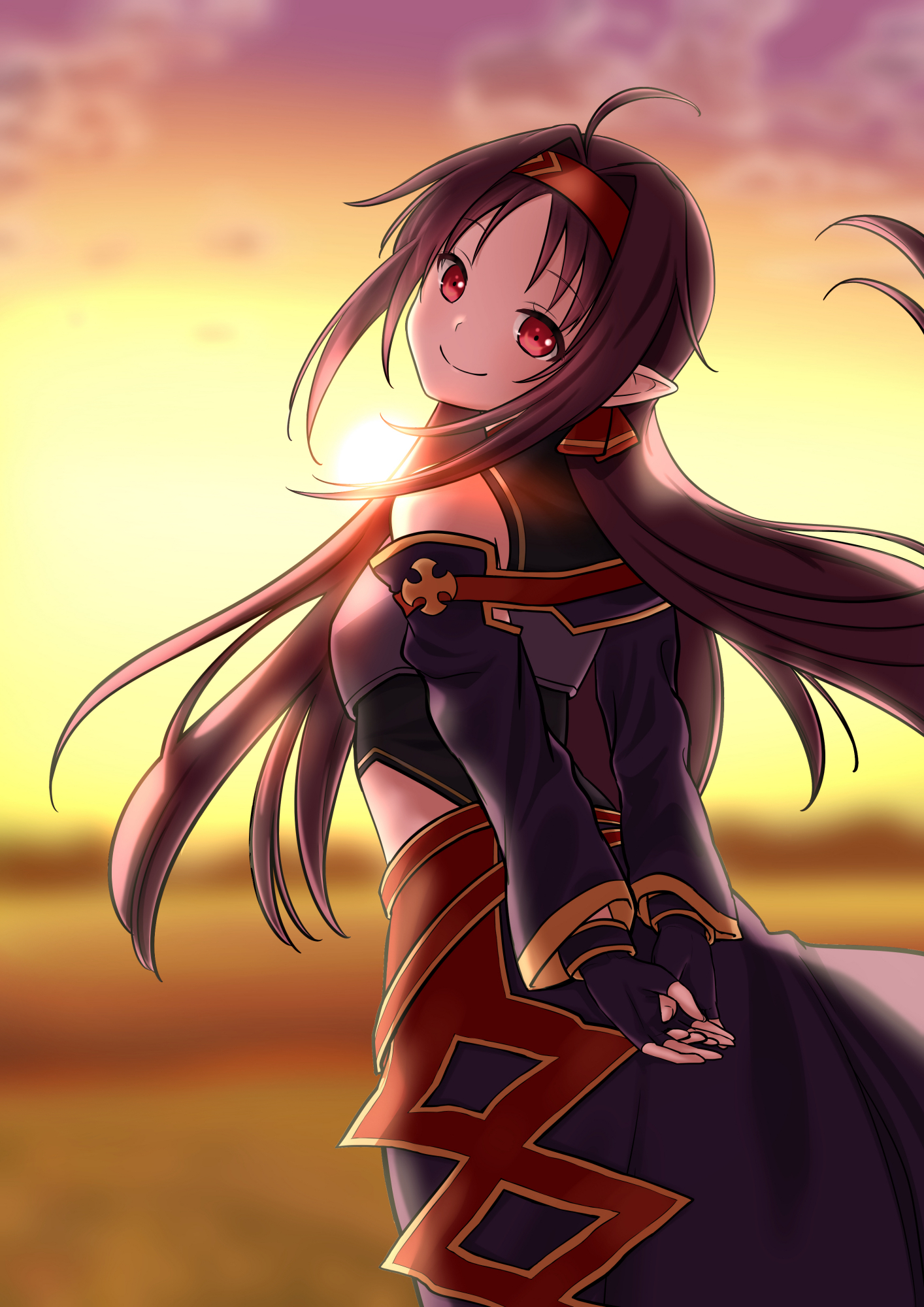 动漫壁纸:《刀剑神域》第七卷《圣母圣咏》绝剑优纪