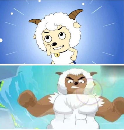 《喜羊羊与灰太狼》是曾经很多的动漫,喜羊羊,美羊羊的歌传遍大街小巷