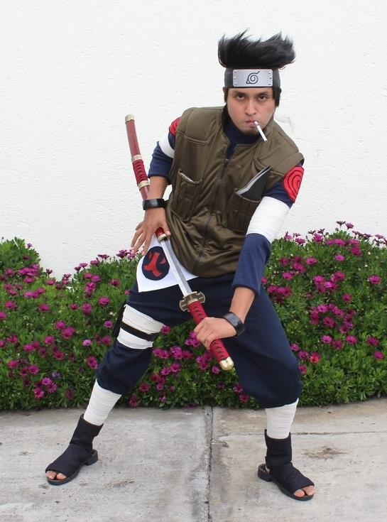 火影忍者cos,网友:阿斯玛是刚睡醒吗?这发型有点儿过分咯!