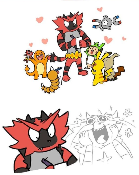 宝可梦日月141集:另辟蹊径,小智再创技能新打法,炎热喵进化?