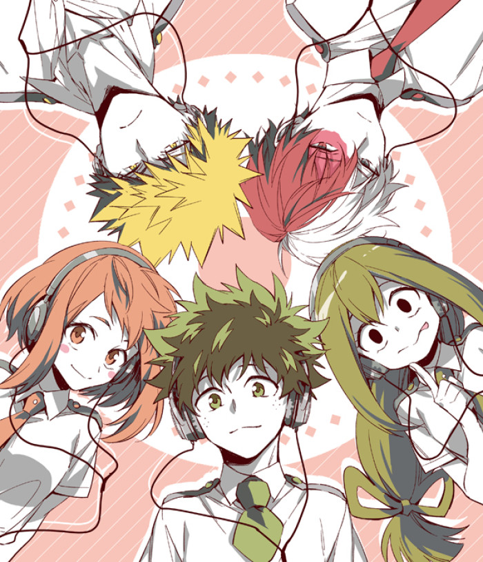 《我的英雄学院》a班全员照,雄英第一男团上线!