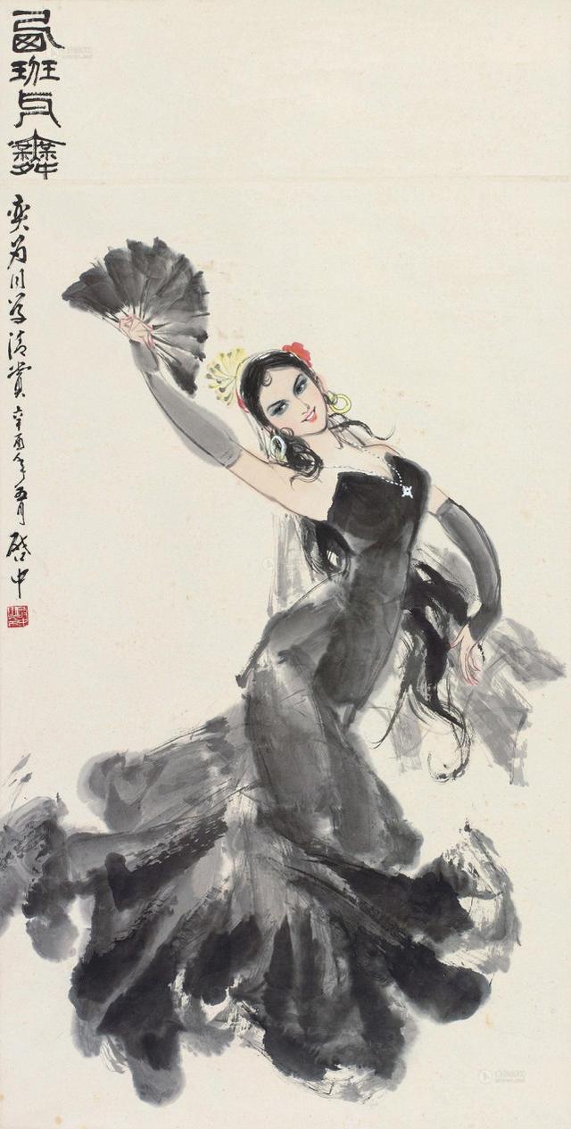 广东画院院长伍启中国画作品欣赏