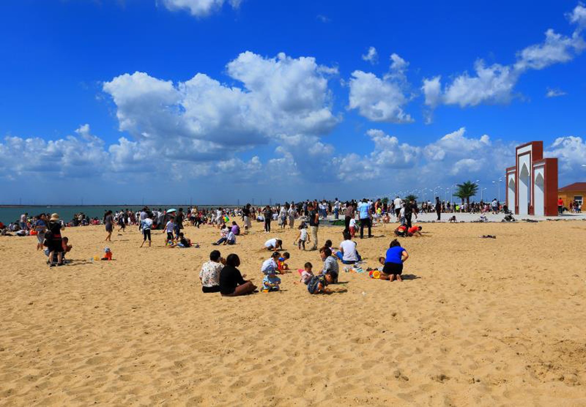 全域旅游|沧州渤海新区十里金沙滩