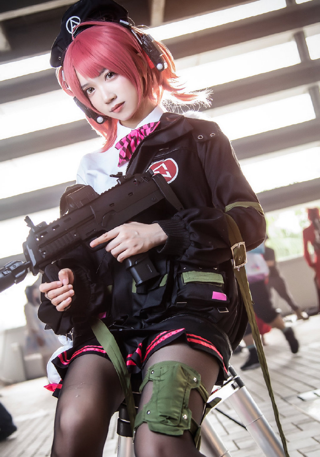 少女前线mp7cos"饲养员,你终于来接我了吗?辛苦了