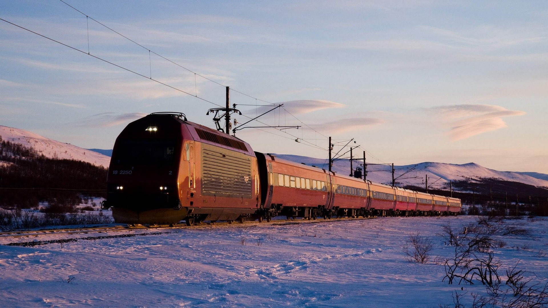 唯美火车及火车道高清壁纸,壁纸类别:唯美,分辨率:1920x1080