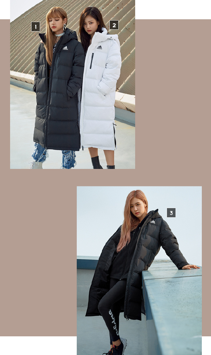 31日,adidas korea官网更新了一组blackpink拍摄的代