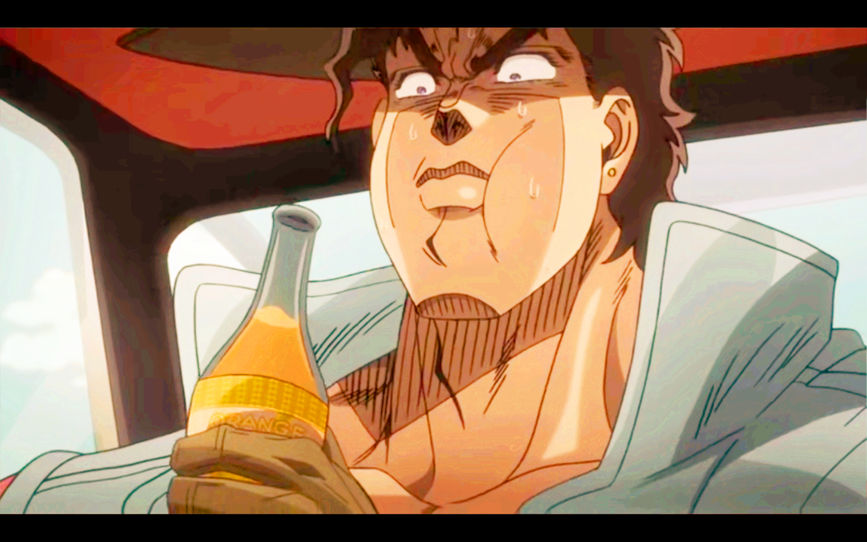 jojo的奇妙冒险:承太郎有三大爱好,抽烟,喝酒,烫……吃橘子