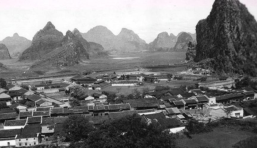 广西桂林民国时期的经典老照片,大好河山值得一看