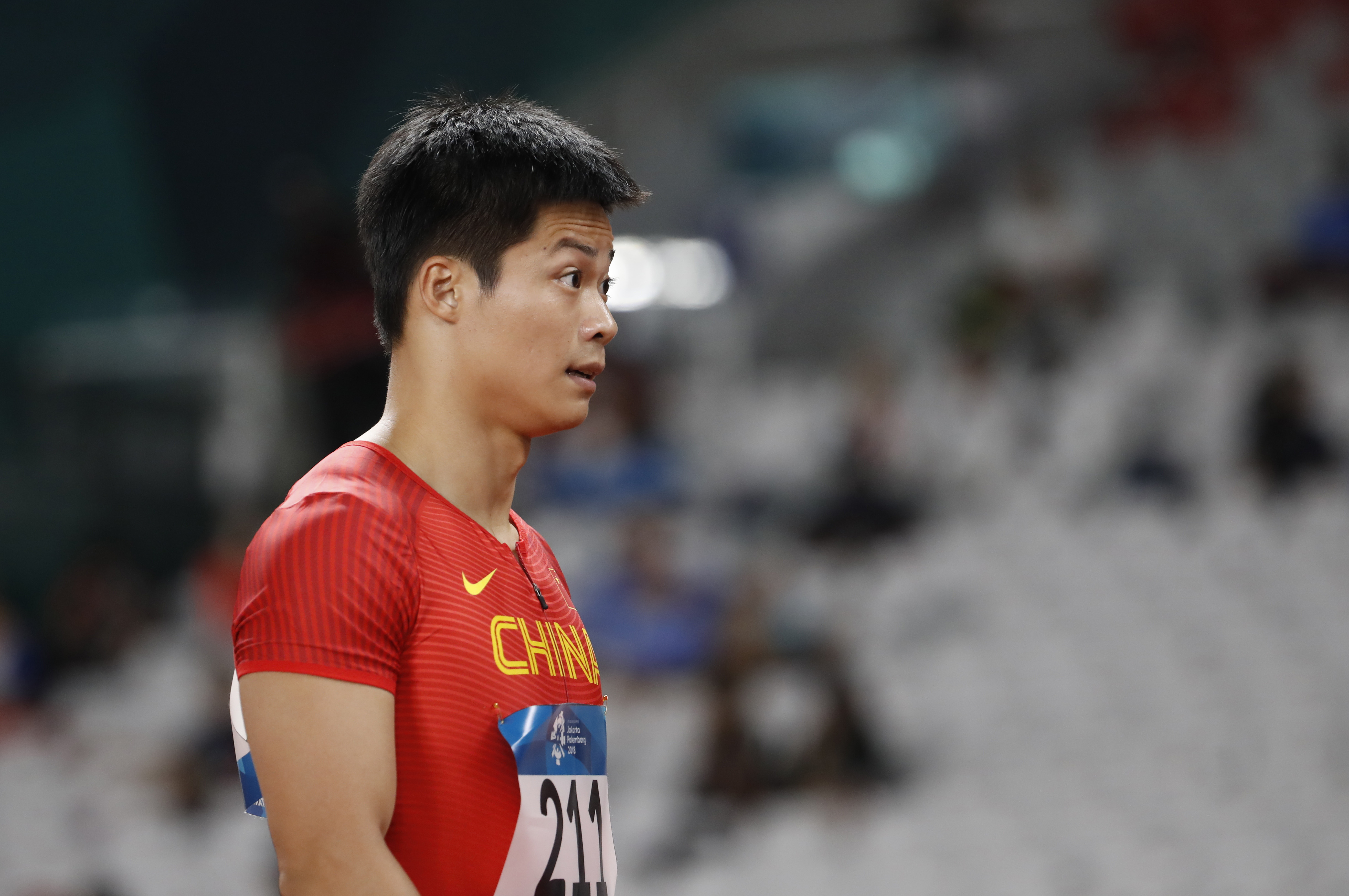 田径——男子100米预赛赛况(18)