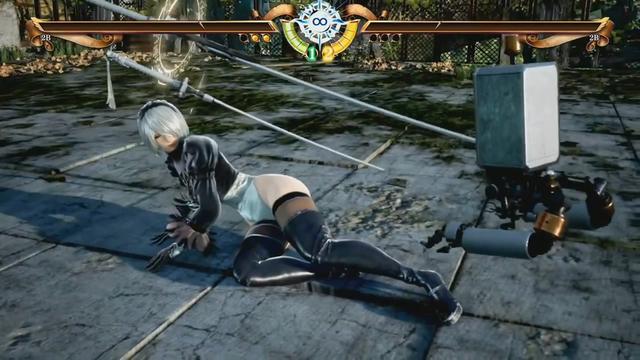 爆衣让人把持不住《灵魂能力6》2b小姐姐对战演示