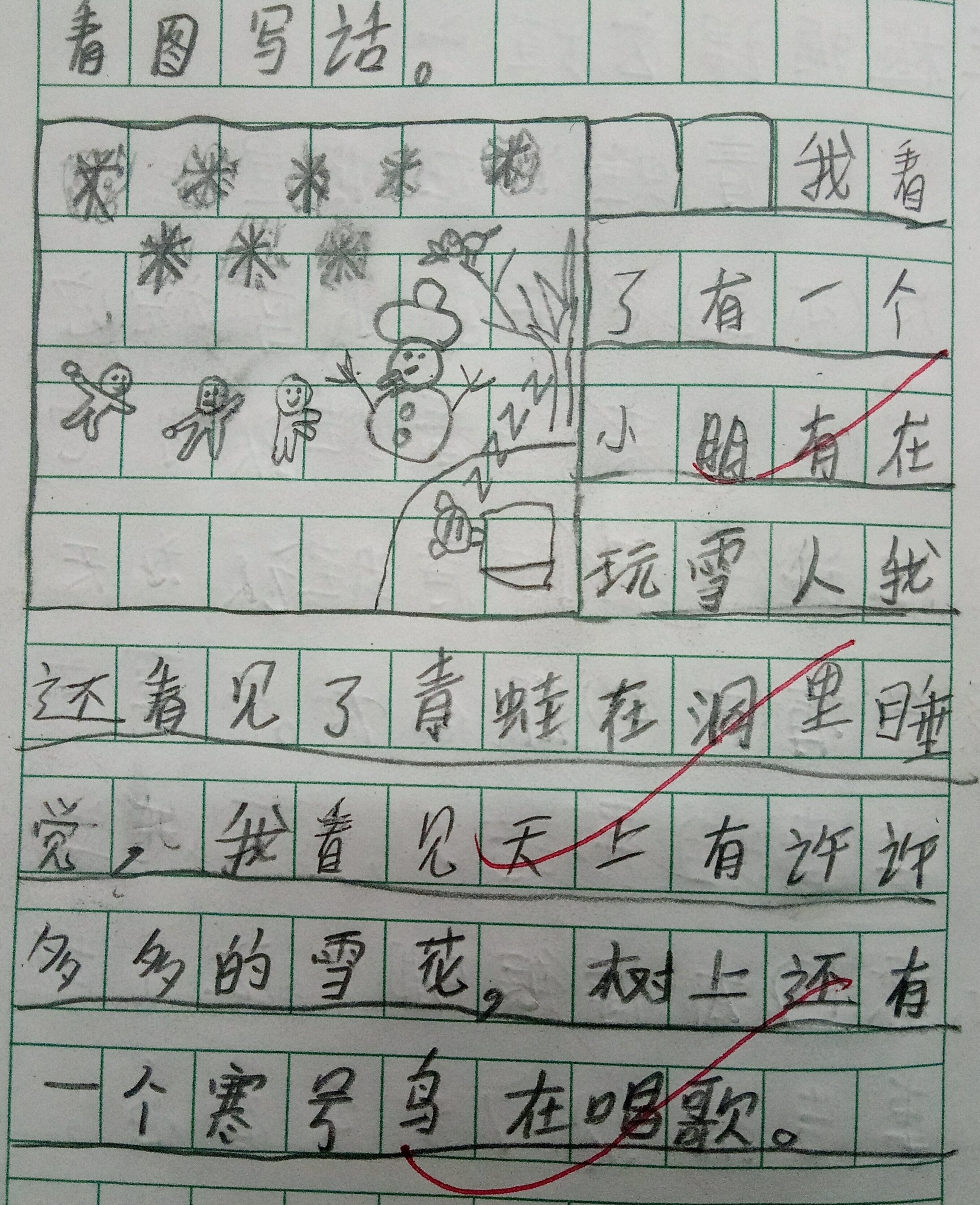 小學語文看圖寫話小學生該怎麼寫好低年級習作作文