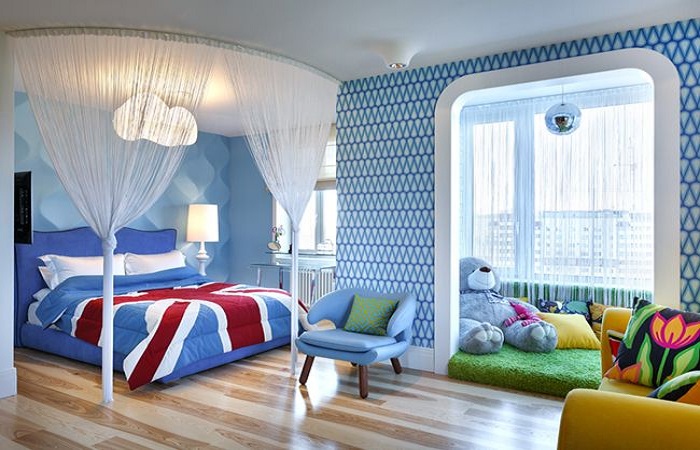 78平多彩时尚创意现代风格两居室设计图片欣赏