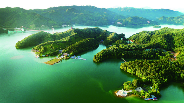 酒仙湖景区图片