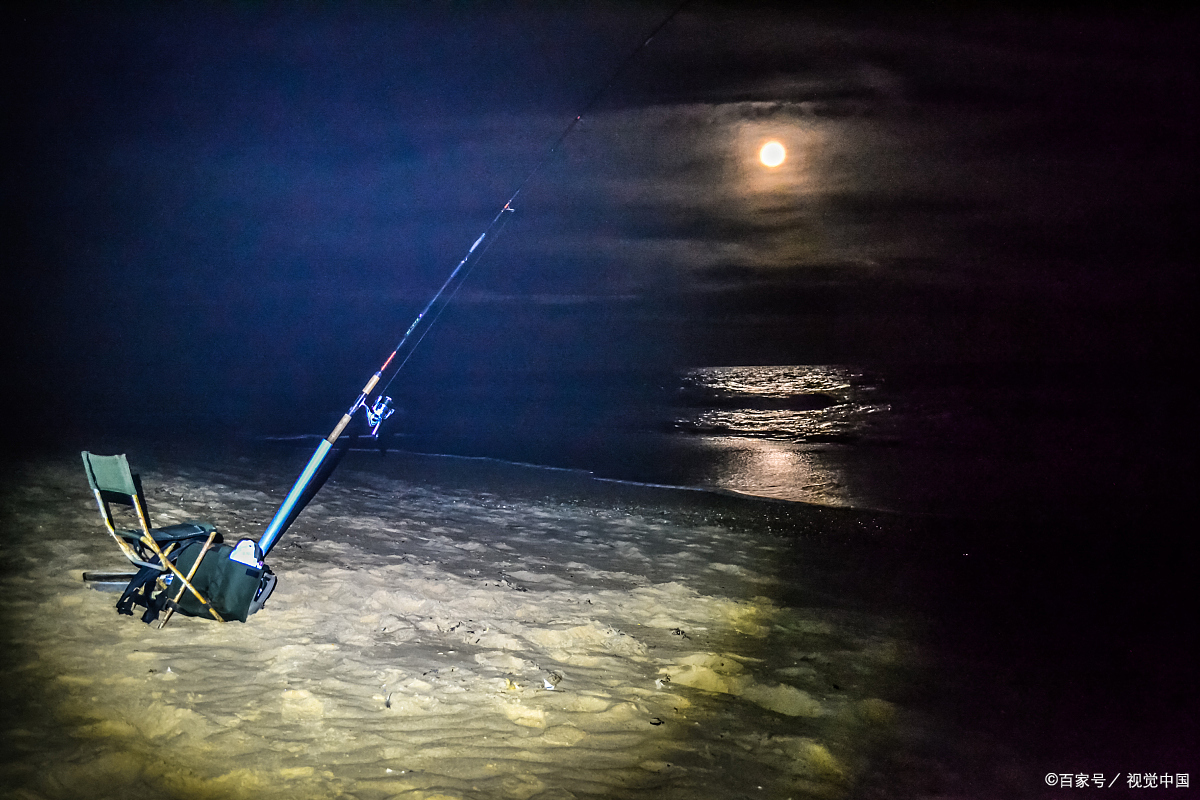 海竿夜钓鲤鱼的步骤