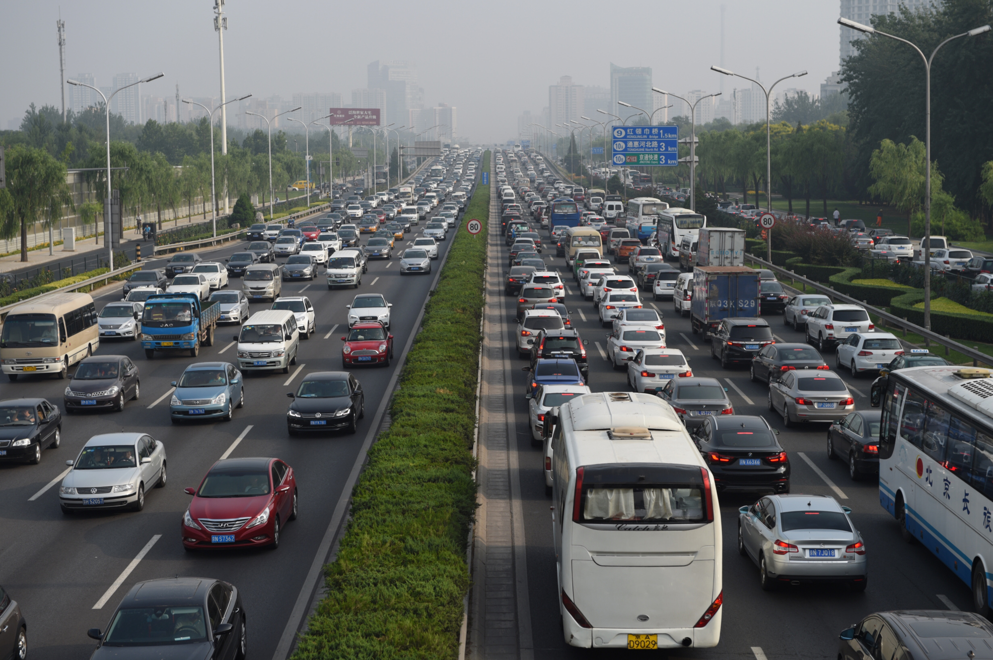 北京交通健康指数显著上升!三季度,每天这个时刻最拥堵
