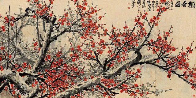赏关山月笔下的梅花,寻找传统笔墨的意趣